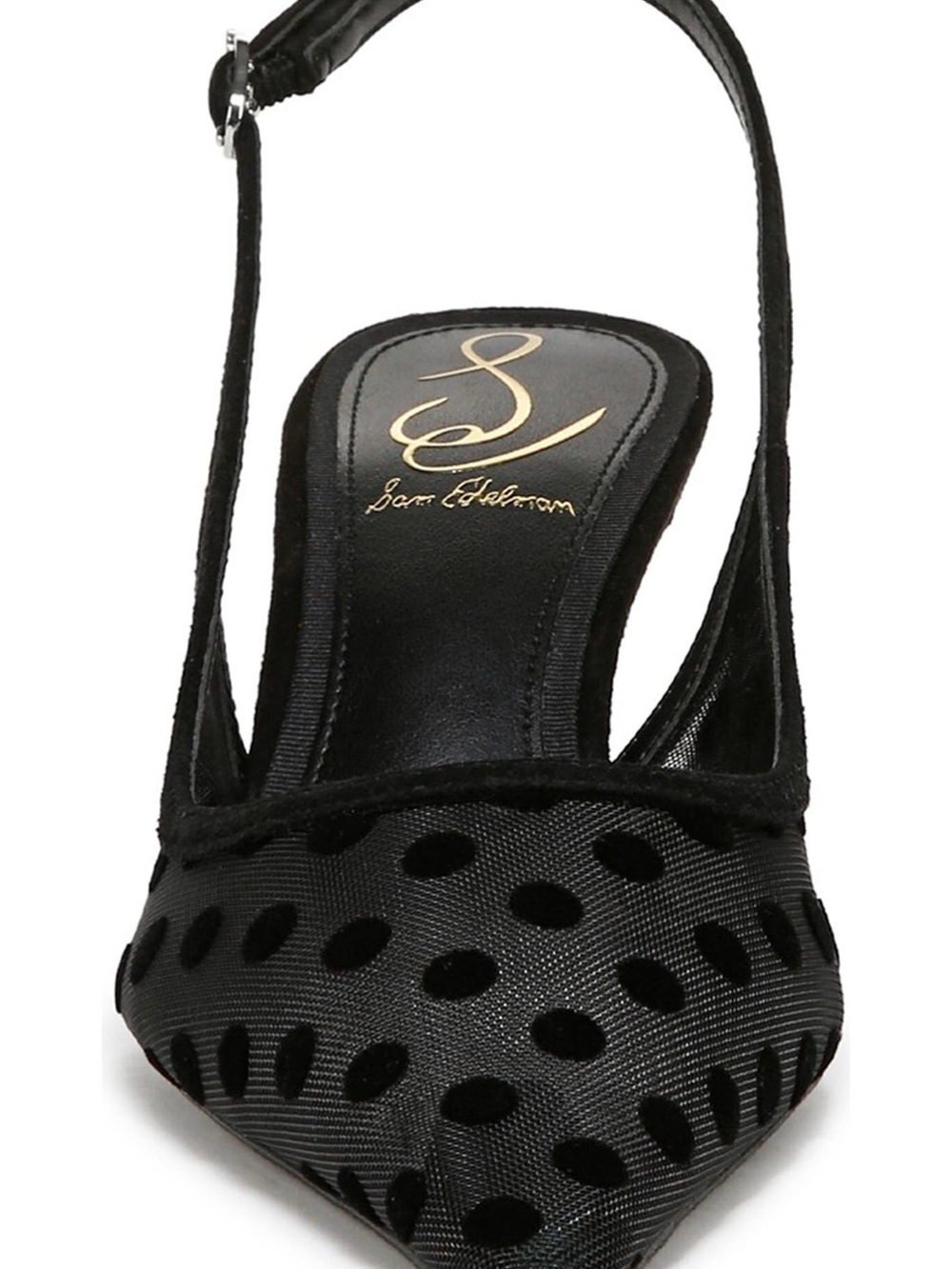 Sam Edelman Bianka Slingback Mesh Pointed Toe Pump, Women’s Size 7.5 - Picture 6 of 15